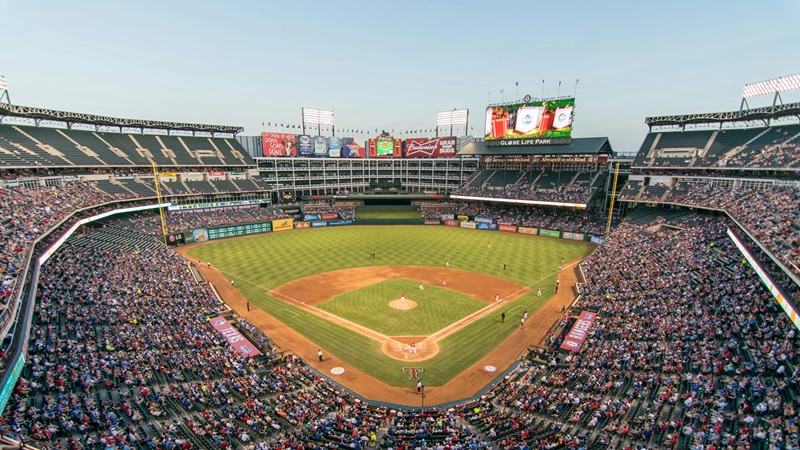 Image of visiting the baseball stadium of the professional baseball team searched for
